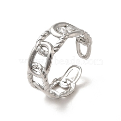 Non-Tarnish 201 Stainless Steel Finger Rings, Stainless Steel Color, 8mm, Inner Diameter: 18mm(RJEW-H223-01P-04)