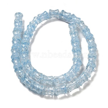 Transparent Crackle Glass Beads Strands(GLAA-D025-01A)-2