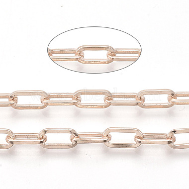 Unwelded Iron Paperclip Chains(CH-S125-02D-RG)-2
