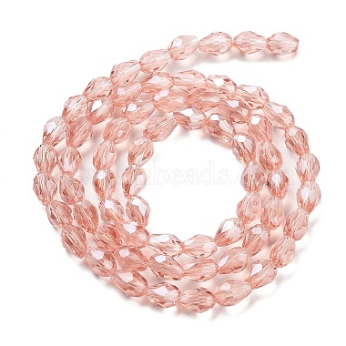 Electroplate Glass Beads Strands(X-EGLA-R008-6x4mm-7)-4