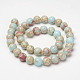 Synthetic Aqua Terra Jasper Beads Strands(G-P237-02-8mm)-2