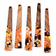 Translucent Resin & Walnut Wood Big Pendants(RESI-TAC0017-46-D03)-3