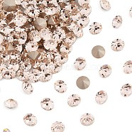 Preciosa&reg MAXIMA Crystal Round Stones, Czech Crystal, Dura Foiling, Round(431 11 615 Chaton), 00530 Gold Quartz, SS29(6.15~6.35mm)(X-PRC-RBSS29-00530)