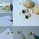 Beige Imitation Pearl Beads Acrylic Dome Cabochons Assorted Mixed Sizes 4-12mm Flat Back Pearl Cabochons(SACR-PH0001-24)-7