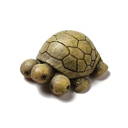 Tortoise Resin Home Display Decoration, Dark Khaki, 48x46x19.5mm(RESI-A018-04)