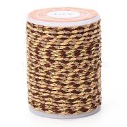 4-Ply Polycotton Cord, Handmade Macrame Cotton Rope, for String Wall Hangings Plant Hanger, DIY Craft String Knitting, BurlyWood, 1.5mm, about 4.3 yards(4m)/roll(X1-OCOR-Z003-D39)