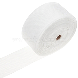 50M Nylon Ribbons, Garment Accessories, White, 3-1/8 inch(80mm), about 54.68 Yards(50m)/Roll(SRIB-WH0011-188)