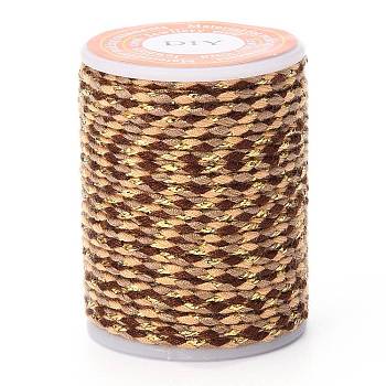 4-Ply Polycotton Cord, Handmade Macrame Cotton Rope, for String Wall Hangings Plant Hanger, DIY Craft String Knitting, BurlyWood, 1.5mm, about 4.3 yards(4m)/roll