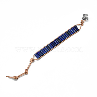 Cowhide Leather Cord Bracelets(BJEW-R309-01B-11)-2