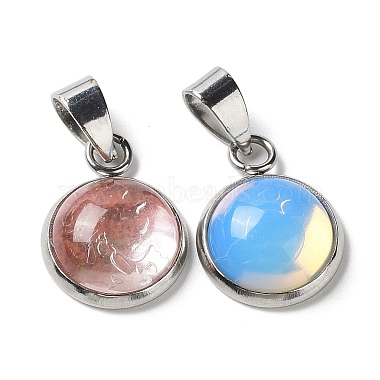 Natural & Synthetic Mixed Stone Pendants(G-K337-07C)-2