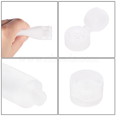 20 mlマットpeプラスチック詰め替え式フリップトップキャップボトル(X1-MRMJ-WH0024-01A)-4