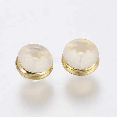 Golden Clear Silicone Ear Nuts
