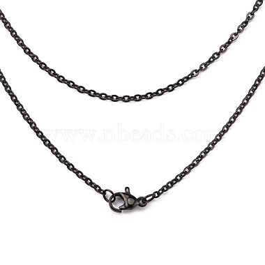 304 Stainless Steel Cable Chain Necklaces(STAS-L164C-01B)-3