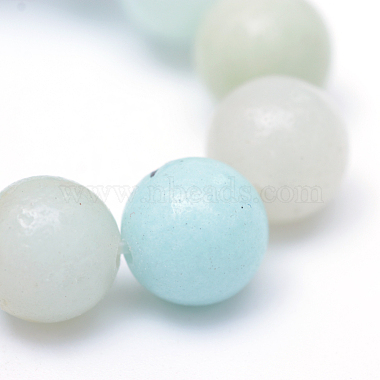 Round Natural Grade A Amazonite Bead Strands(X-G-R345-6mm-16)-4