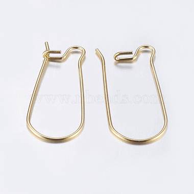304 Stainless Steel Hoop Earrings(X-STAS-L198-15A-G)-2