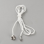 Cotton Cord, with Iron Clasps, Platinum, 942x11mm(AJEW-WH20070-057P)