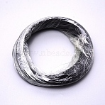 Stainless Steel Wire, Plastic Coated Wire, Black, 12 Gauge, 2mm(TWIR-WH0002-15)