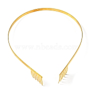 Brass Hair Band Findings, Golden, 4.5~25mm, Inner Diameter: 115x140mm(MAK-K021-11G)