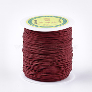 Nylon Thread, Brown, 1.5mm, about 120.29 yards(110m)/roll(NWIR-S007-14)