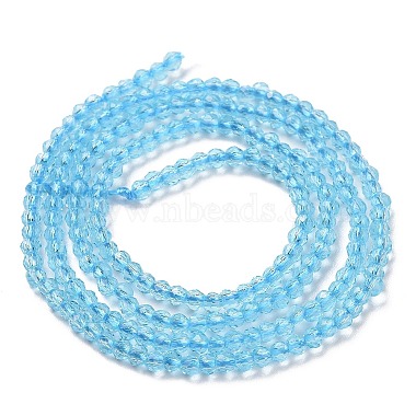 Transparent Glass Beads Strands(GLAA-H021-03-13)-4