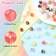 50Pcs Opaque UV Reactive Beads(RESI-YW0005-93)-3