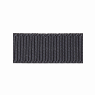 High Dense Polyester Grosgrain Ribbons, Black, 3/4 inch(19.1mm), about 100yards/roll(OCOR-S112-G-02)