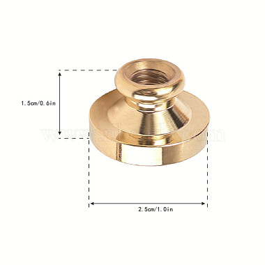 Wax Seal Brass Stamp Head(AJEW-WH0209-697)-2