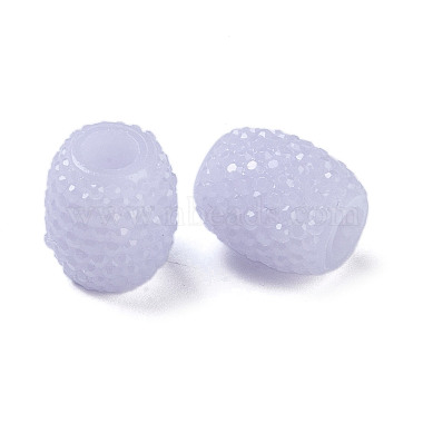 perles de couleur gelée européenne en résine opaque(RESI-B025-02A-14)-2