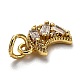 Brass Micro Pave Cubic Zirconia Charms(ZIRC-H119-07)-4