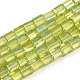 Transparent Electroplate Glass Bead Strands(GLAA-N047-08-C07)-1