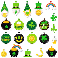 Saint Patrick's Day Carbon Steel Cutting Dies Stencils, for DIY Scrapbooking, Photo Album, Decorative Embossing Paper Card, Stainless Steel Color, Mixed Shapes, 76~87x90~135x0.8mm, 2pcs/set(DIY-WH0309-1558)