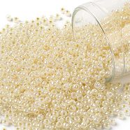 TOHO Round Seed Beads, Japanese Seed Beads, (901) Ceylon Rice Pudding, 11/0, 2.2mm, Hole: 0.8mm, about 1110pcs/10g(X-SEED-TR11-0901)