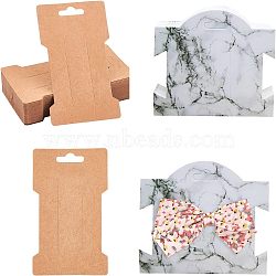 Nbeads Marble Texture Pattern Paper Display Cards, Hair Clip Display Cards, Rectangle, Mixed Color, (90x100x0.5mm)(CDIS-NB0001-11)