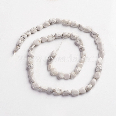 Chapelets de perles en howlite naturelle(X-G-D0002-B34)-2