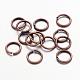 Red Copper Color Brass Jump Rings(X-JRC8MM-R)-1