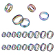 18Pcs 9 Size 201 Stainless Steel Grooved Finger Ring Settings(STAS-UN0049-98MC)-1