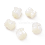 Natural Trochid Shell/Trochus Shell Beads, Tulipa, Antique White, 9x8mm, Hole: 1mm(SHEL-P014-01)