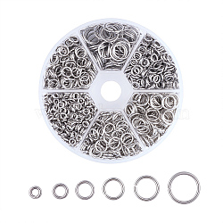 304 Stainless Steel Open Jump Rings(STAS-KS0001-01)