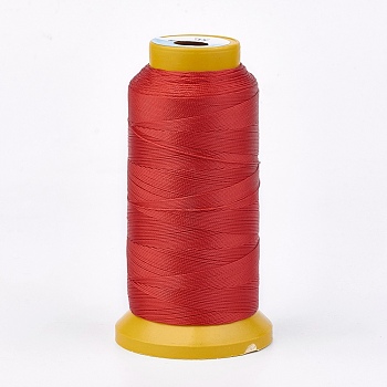 Polyester Thread, for Custom Woven Jewelry Making, Red, 1.2mm, about 170m/roll