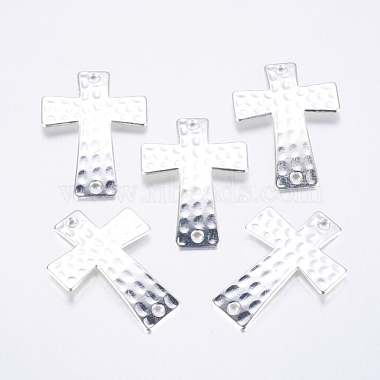 Silver Cross Alloy Links