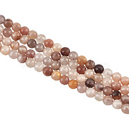 2 Strands Natural Quartz Beads Strands, Faceted(128 Facets), Round, 8mm, Hole: 1.2mm, about 48pcs/strand, 15.16''(38.5cm)(G-GO0001-31)