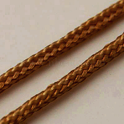 Nylon Braided Threads, Chinese Knot Cord, Round, Peru, 1.5mm, about 200.00 Yards(182.88m)/Roll(NWIR-G006-1.5mm-03-B)