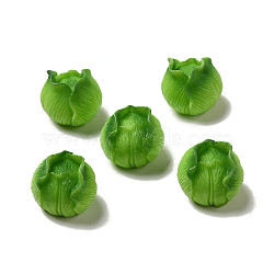 Resin Ornaments, Imitation Vegetable, for Home Office Desktop Decoration, Cabbage, 19x17mm(RESI-A033-03G)
