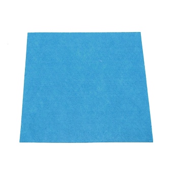 Square Felt Fabric, for Kids DIY Crafts Sewing Accessories, Deep Sky Blue, 20x30x0.05cm