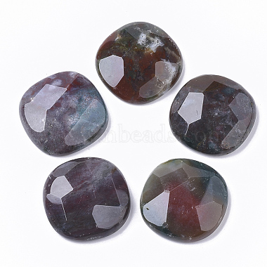 Flat Round Indian Agate Cabochons