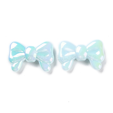 Aquamarine Bowknot Acrylic Beads