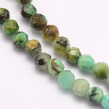 Brins de perles turquoises africaines naturelles (jaspe)(G-F509-29-2mm)-3