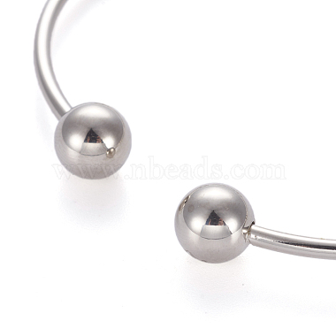 201 Stainless Steel Cuff Bangles(BJEW-E364-BP14)-3