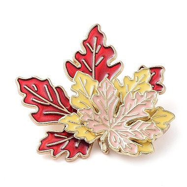 Colorful Leaf Alloy+Enamel Enamel Pins