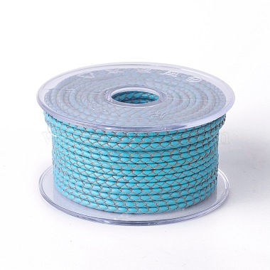 3mm DeepSkyBlue Cowhide Thread & Cord